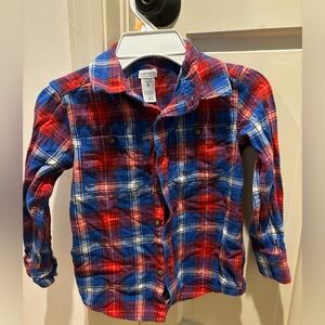 Carters flannel shirt sz 5